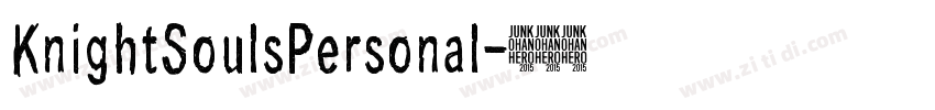 KnightSoulsPersonal字体转换
