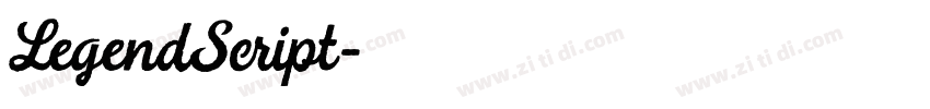 LegendScript字体转换