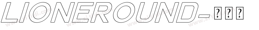 LioneRound字体转换