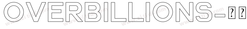 overbillions字体转换