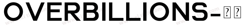 overbillions字体转换