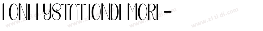 LonelyStationDemoRe字体转换