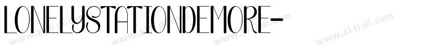 LonelyStationDemoRe字体转换