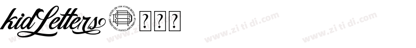 KidLetters字体转换
