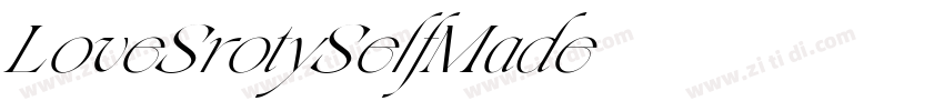 LoveSrotySelfMade字体转换
