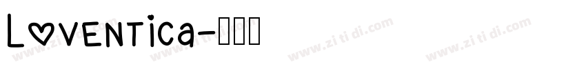 Loventica字体转换