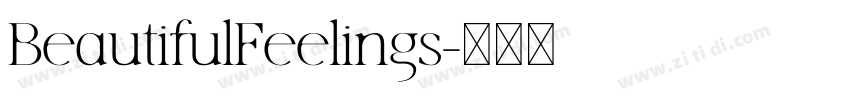BeautifulFeelings字体转换