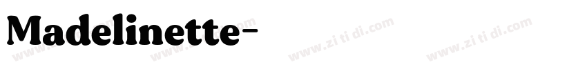 Madelinette字体转换