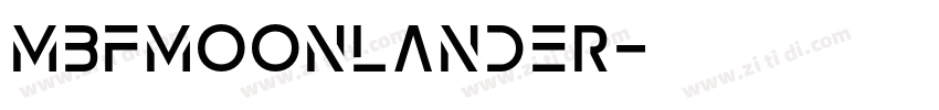 MBFMoonlander字体转换
