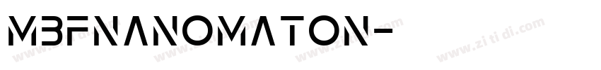 MBFNanomaton字体转换