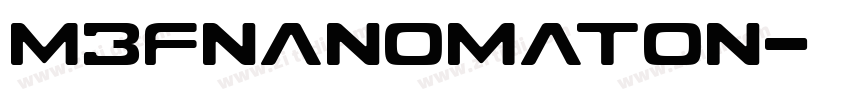 MBFNanomaton字体转换