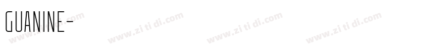 Guanine字体转换
