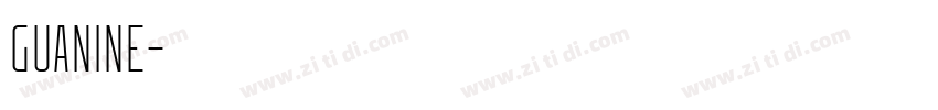 Guanine字体转换