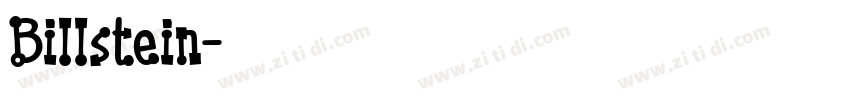 Billstein字体转换