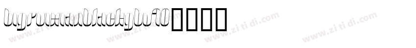 BigruixianBlackGBV10字体转换