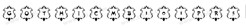 GothicMB101Pr5字体转换