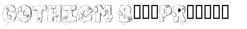 GothicMB101Pr5字体转换