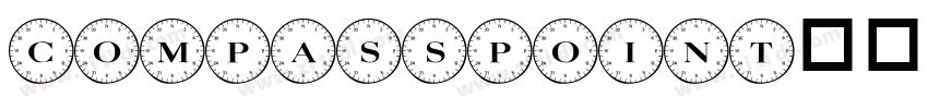 CompassPoint字体转换