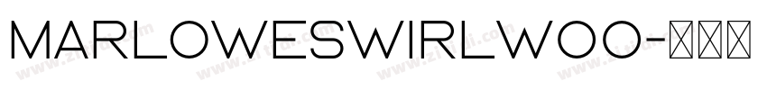 MarloweSwirlW00字体转换