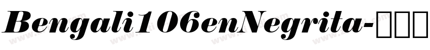 Bengali106enNegrita字体转换