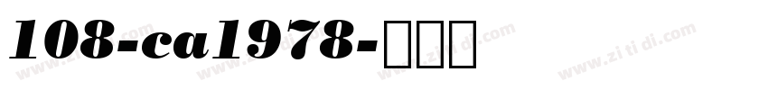 108-ca1978字体转换