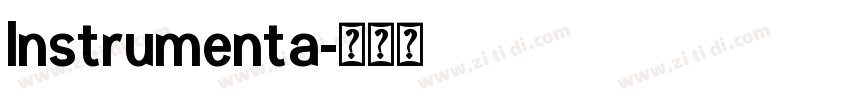 Instrumenta字体转换