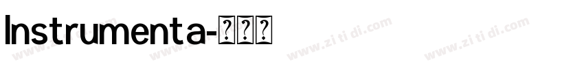 Instrumenta字体转换
