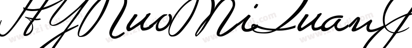 HYNuoMiTuanJ字体转换