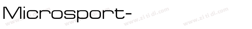 Microsport字体转换
