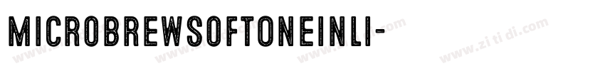 MicrobrewSoftOneInli字体转换