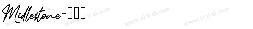 Midlestone字体转换