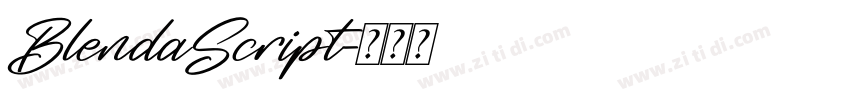 BlendaScript字体转换