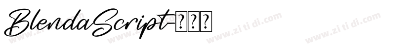 BlendaScript字体转换