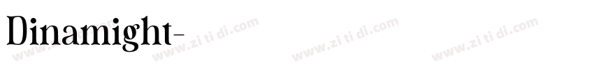 Dinamight字体转换