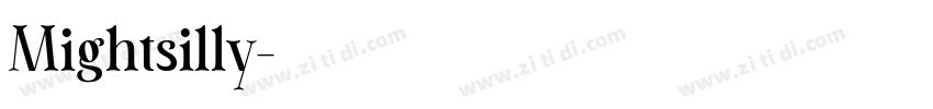 Mightsilly字体转换
