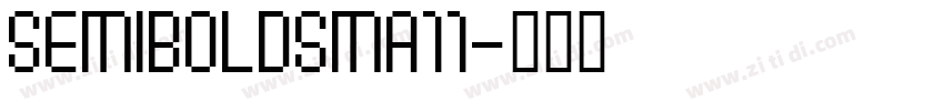 semiboldsma11字体转换