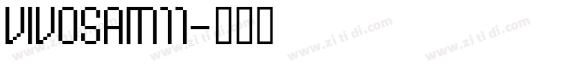 vivosam11字体转换