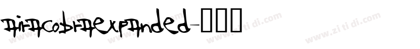 Airacobraexpanded字体转换