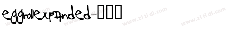 eggrollexpanded字体转换