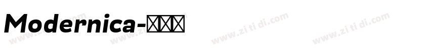 Modernica字体转换