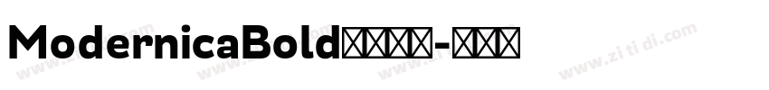 ModernicaBold字体下载字体转换