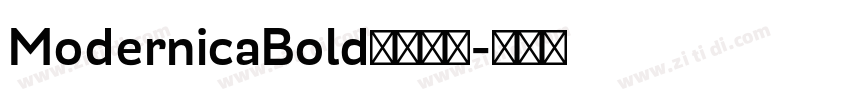 ModernicaBold字体下载字体转换
