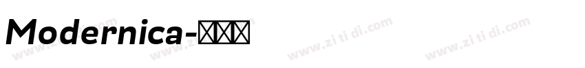 Modernica字体转换