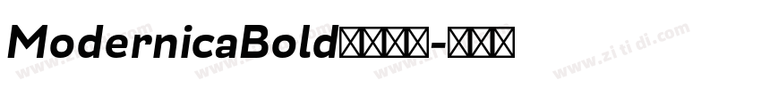 ModernicaBold字体下载字体转换