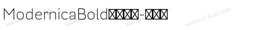 ModernicaBold字体下载字体转换