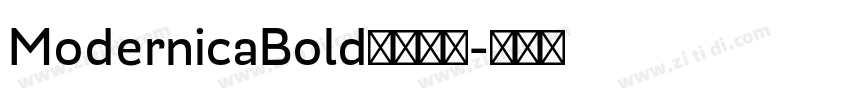 ModernicaBold字体下载字体转换