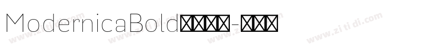ModernicaBold字体下载字体转换