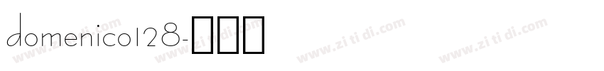domenico128字体转换