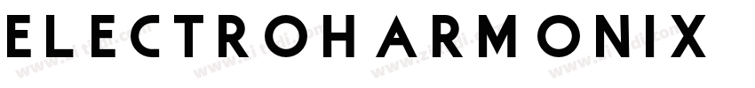 electroharmonix字体转换