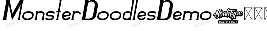 MonsterDoodlesDemo字体转换